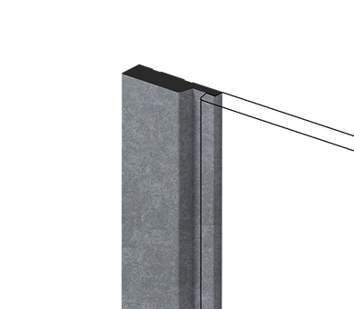 Финишный молдинг HIWOOD LF124A S381A