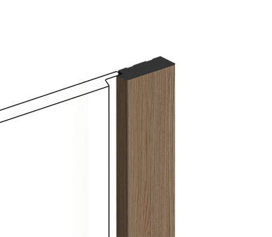 Финишный молдинг HIWOOD F124B BR417