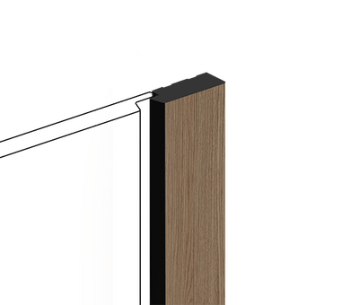 Финишный молдинг HIWOOD LF124B BR417K