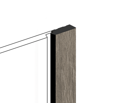 Финишный молдинг HIWOOD LF124B BR490K