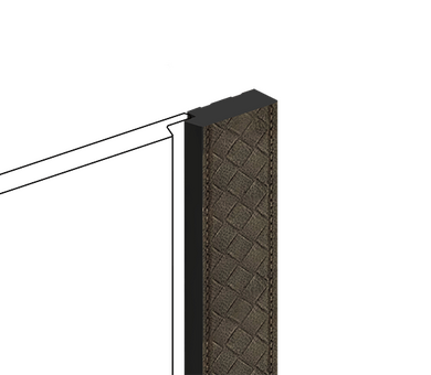 Финишный молдинг HIWOOD LF124B(LE1) BR497K