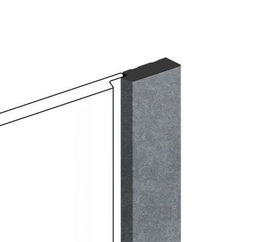 Финишный молдинг HIWOOD LF124B S381A