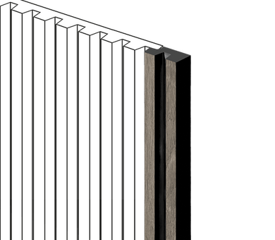 Финишный молдинг HIWOOD LF129B BR490NK