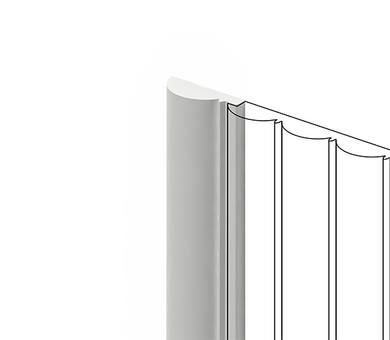 Финишный молдинг HIWOOD LF137A NP