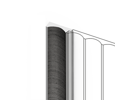 Финишный молдинг HIWOOD LF139A GR26