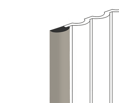 Финишный молдинг HIWOOD LF140B BR487 