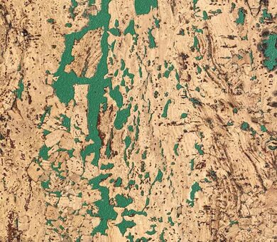 Настенное покрытие из пробки IberCork Малага Верде 3 мм