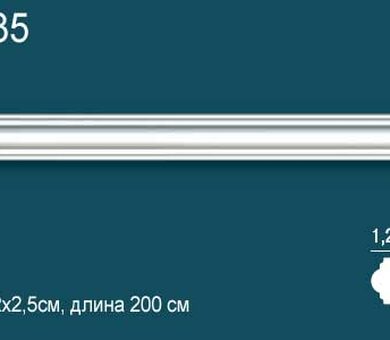 Молдинг гладкий Перфект Plus P35
