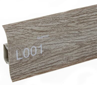 Напольный плинтус LinePlast Стандарт L001 Африканское дерево
