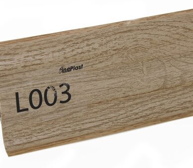 Напольный плинтус LinePlast L003 Дуб белёный