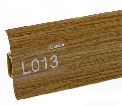 Напольный плинтус LinePlast L013 Дуб тёмный