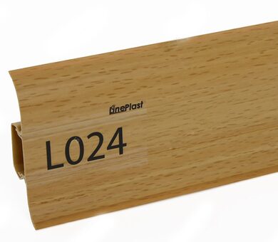 Напольный плинтус LinePlast L024 Бук светлый