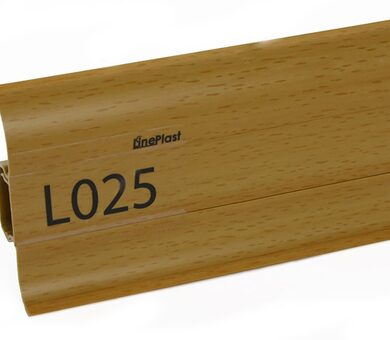 Напольный плинтус LinePlast L025 Бук тёмный