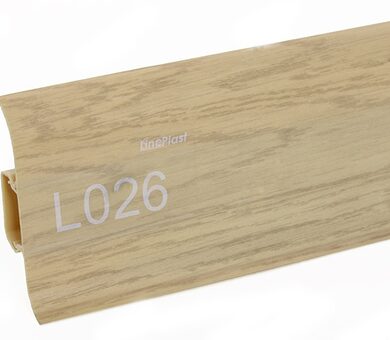 Напольный плинтус LinePlast L026 Дуб мокко