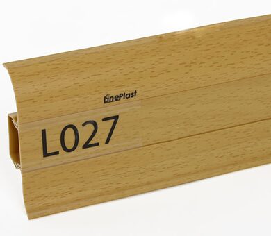 Напольный плинтус LinePlast L027 Бук ютландский
