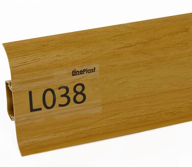 Напольный плинтус LinePlast L038 Дуб золотой