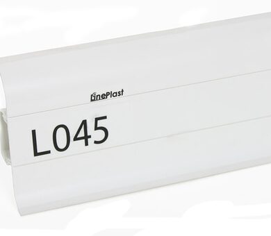 Напольный плинтус LinePlast L045 Белый