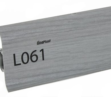 Напольный плинтус LinePlast L061 Серый дуб