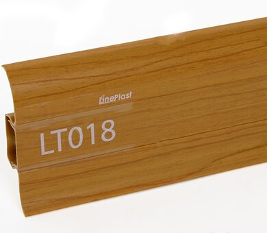Напольный плинтус LinePlast LT018 Вишня дикая