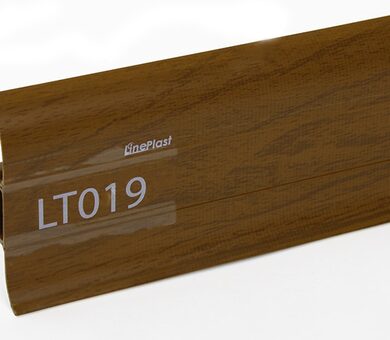Напольный плинтус LinePlast LT019 Дуб мореный