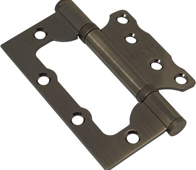 Петля без врезки стальная Bravo F-4-2BB AB Бронза