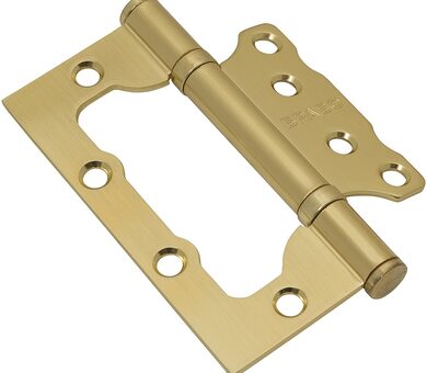 Петля без врезки стальная F-4-2BB SG МатЗолото