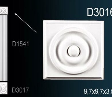 Капитель пилястры Перфект D3016