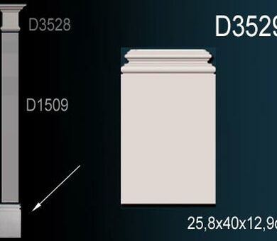 База пилястры Перфект D3529
