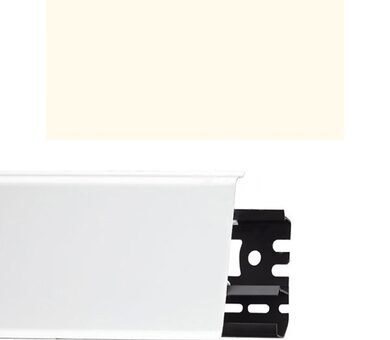 Плинтус Deconika Д-П55 033 Кремово Белый