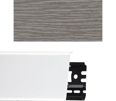 Плинтус Deconika Д-П55 210 Дуб Пепельный