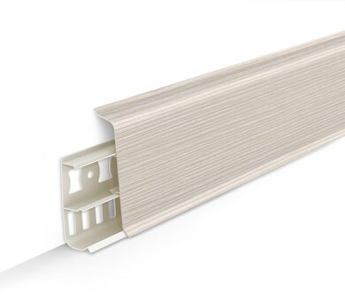 Плинтус Deconika 85 мм 266 Клён Светлый