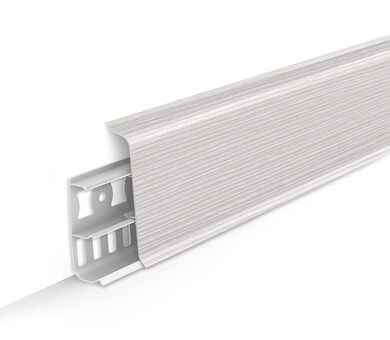 Плинтус Deconika 85 мм 255 Ясень Бьянко