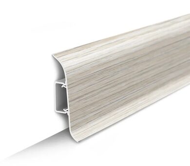 Плинтус Идеал Классик 85 Ясень белый 252