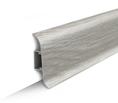 Плинтус Идеал Классик 85 Ясень серый 253