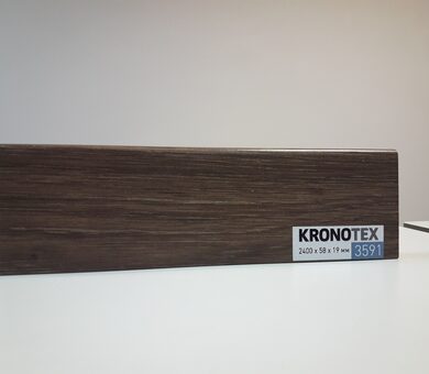 Плинтус Kronotex KTEX1 D3591 Дуб Атлас кофейный