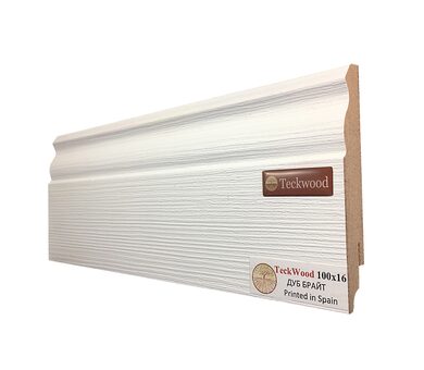 Плинтус МДФ Teckwood Цветной 100x16x2150 мм Дуб Брайт