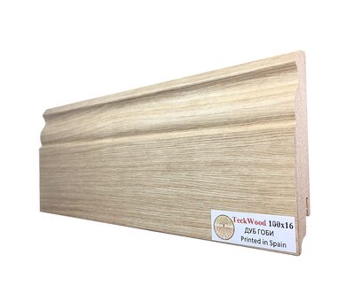 Плинтус МДФ Teckwood Цветной 100x16x2150 мм Дуб Гоби