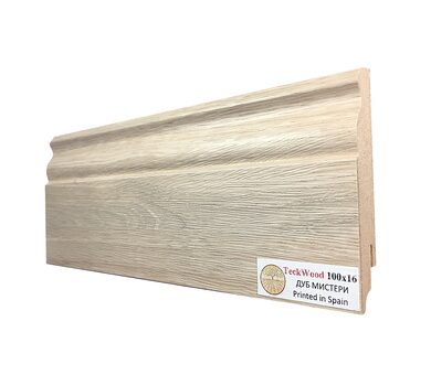 Плинтус МДФ Teckwood Цветной 100x16x2150 мм Дуб Мистери