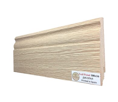 Плинтус МДФ Teckwood Цветной 100x16x2150 мм Дуб Опал