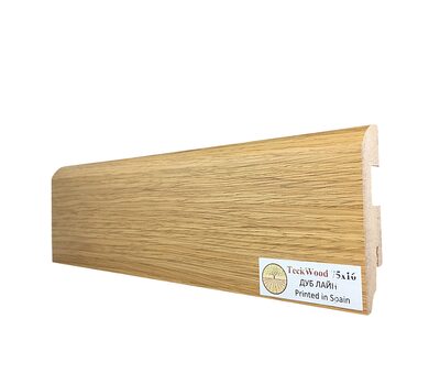 Плинтус МДФ Teckwood Цветной 75x16x2150 мм Дуб Честер