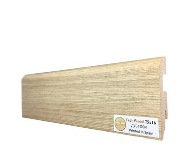 Плинтус МДФ Teckwood Цветной 75x16x2150 мм Дуб Гоби