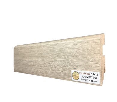 Плинтус МДФ Teckwood Цветной 75x16x2150 мм Дуб Мистери