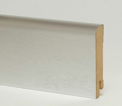 Плинтус Pedross 70x15x2500 мм Алюминий светлый