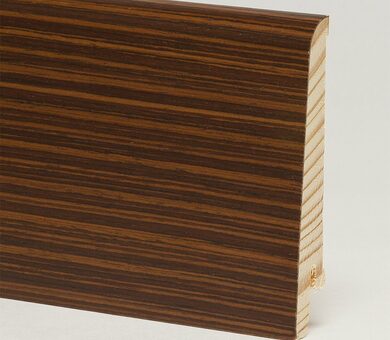 Плинтус Pedross 80x16x2500 мм Венге полосатый