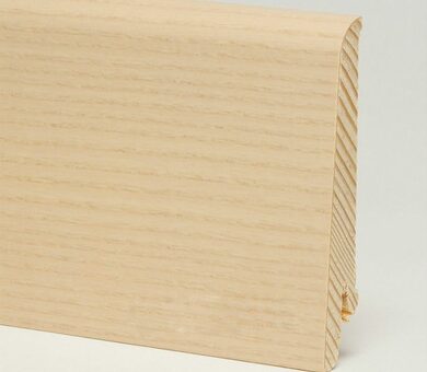 Плинтус Pedross 80x16x2500 мм Ясень беленый