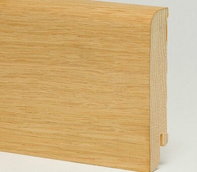 Плинтус Pedross 80x18x2500 мм R9 Дуб без покрытия