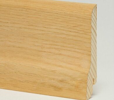 Плинтус Pedross 80x20x2500 мм Дуб без покрытия
