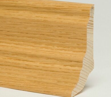 Плинтус Pedross 80x40x2500 мм Дуб без покрытия