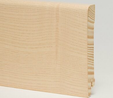 Плинтус Pedross 95x15x2500 мм Ясень беленый