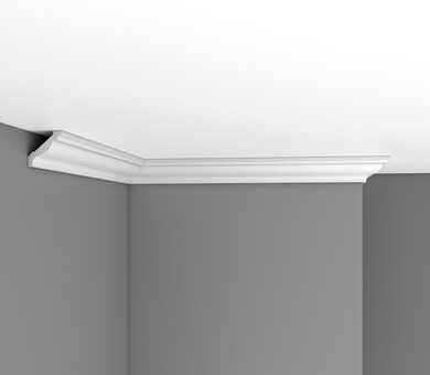 Плинтус потолочный гладкий 96015F Decomaster